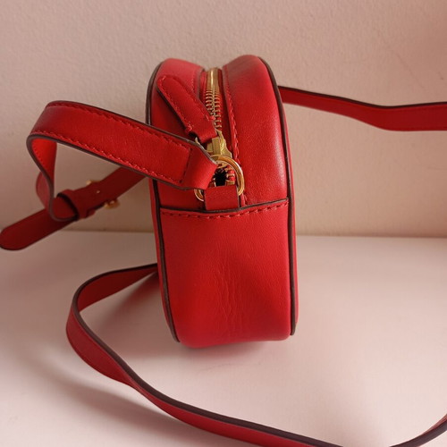 Ralph Lauren leather crossbody bag new, dark red