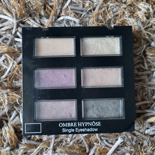 Lancôme Ombre Hypnôse eyeshadow palette 6 shades used