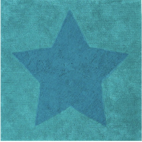 Nef-Nef Junior Star Kids Rug 120x120cm Aqua new