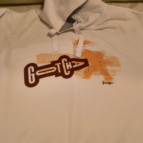 Gotcha hoodie used size M, white