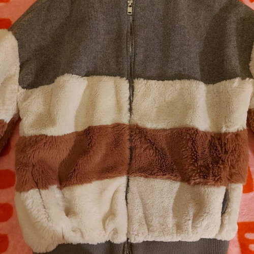 Bomber jacket Bershka new, size XS, gray pink white