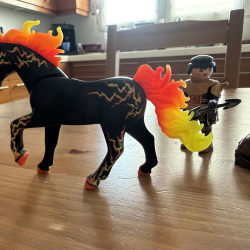 Playmobil knight with horse