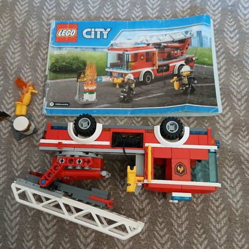 Lego 60107 used fire truck without figures