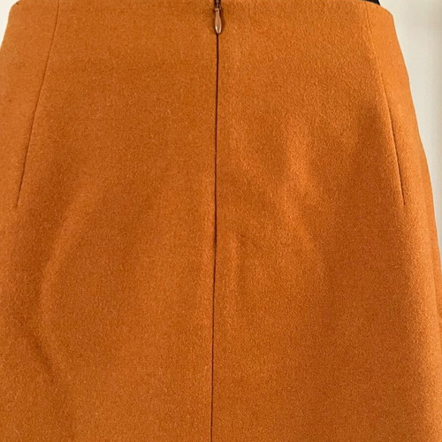 Esprit wool skirt new, brown camel, size L