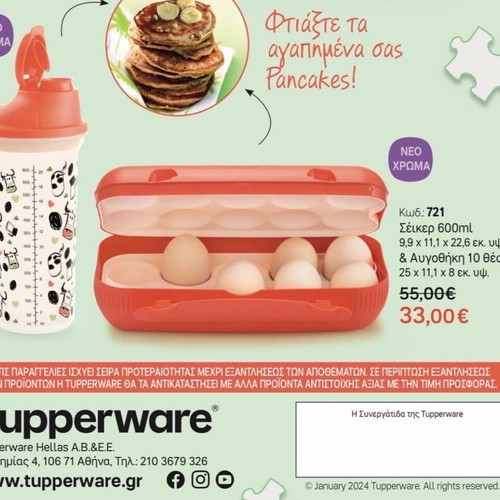 Tupperware set new