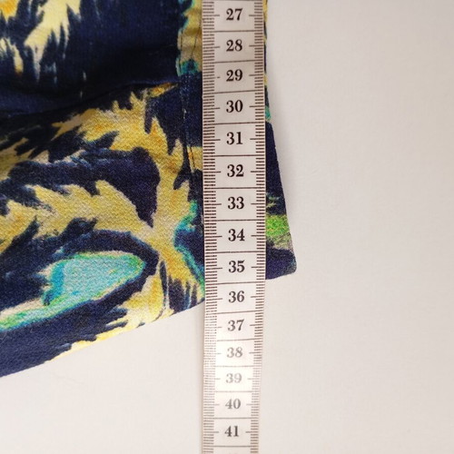 American Vintage women's pants size S, viscose, blue multicolor