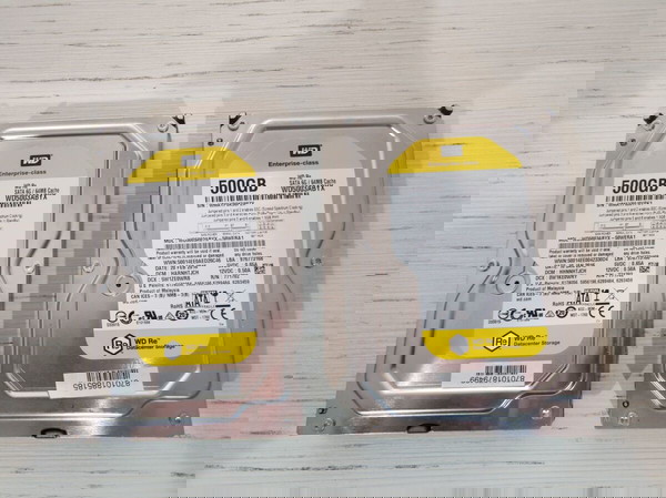 Hdd WD Enterprise Πακετο 2 Σκληρων