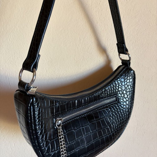 Pull&Bear shoulder bag used, black