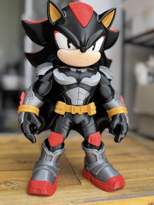 Collectible Shadow the Hedgehog x Batman 3D Print Figure 30cm new