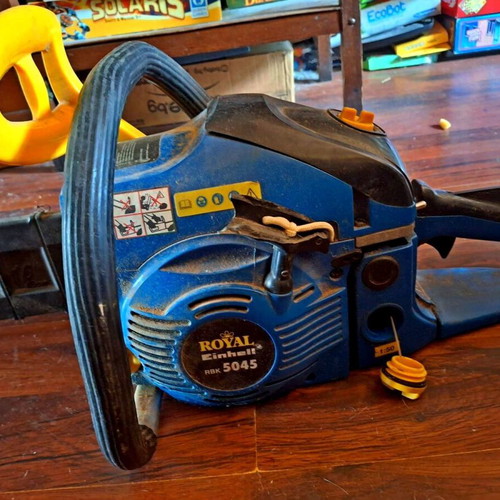 Royal Einhell RBK 5045 chainsaw used, petrol, 440 mm bar