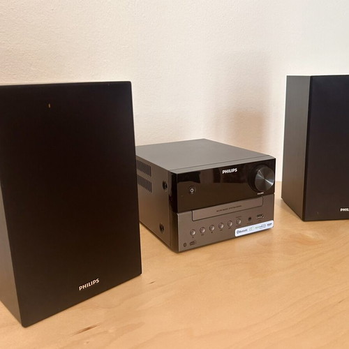 Philips Hi-Fi Stereo System with Bluetooth, Wi-Fi, CD, USB, DAB+