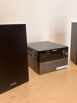 Philips Hi-Fi Stereo System with Bluetooth, Wi-Fi, CD, USB, DAB+