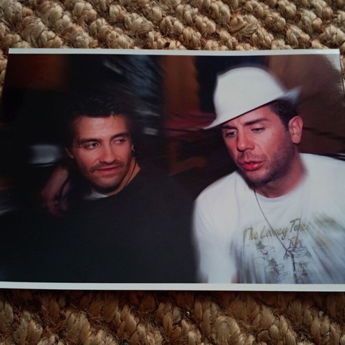 Rare authentic photo of Giorgos Mazonakis and composer Phoebus, like new