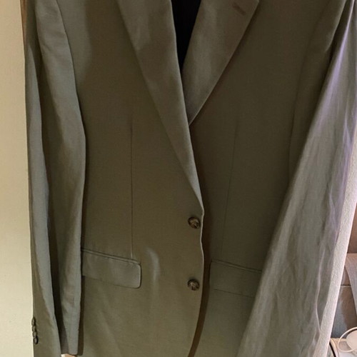 Mango Slim Fit Men's Jacket Size 50 Khaki like new