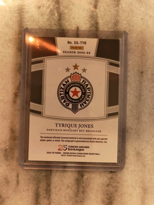 Tyrique Jones autograph patch new /99