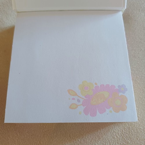 Trendhaus floral notebook with hardcover, 144 pages