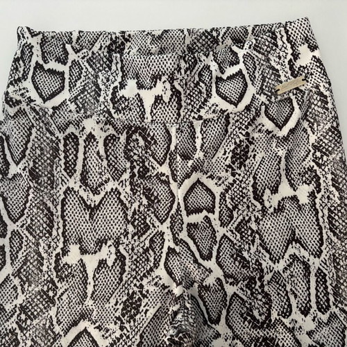 Kendal + Kylie Snake Print Leggings Like New, White and Grey