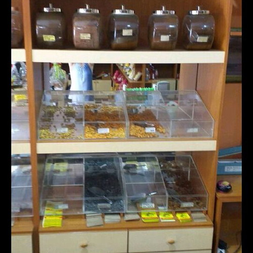 Professional shelving like new with spotlights, drawer and cabinet