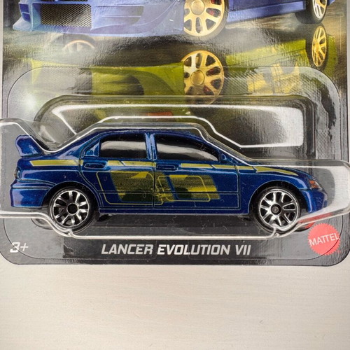 Hot Wheels Lancer Evolution VII Silver Series Fast & Furious Graphic Remix new