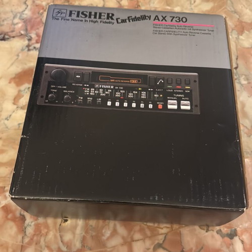 Fisher Car Fidelity AX-730 Vintage Car Stereo Cassette like new