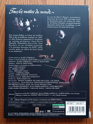 Tous les matins du monde DVD μεταχειρισμένο με CD soundtrack