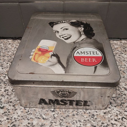 Tin collectible box used