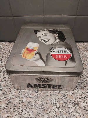Tin collectible box used