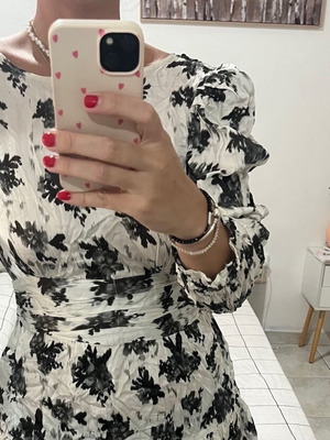Zara dress with padded shoulders like new, size L