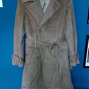 Καμηλό παλτό με ζώνη