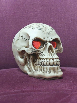 Skull night lamp figure new with lights