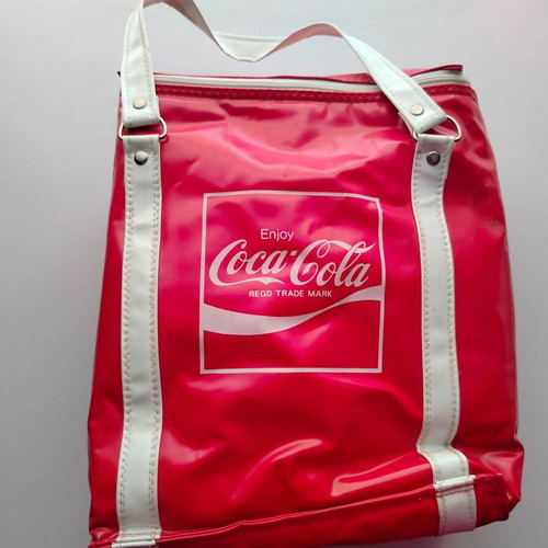 Coca-Cola insulated cooler used, vintage 70s-80s promotional