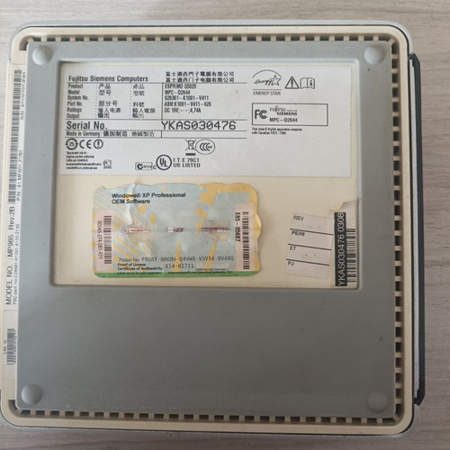 Fujitsu ESPRIMO Q5020 used desktop with 4GB RAM and 80GB HDD