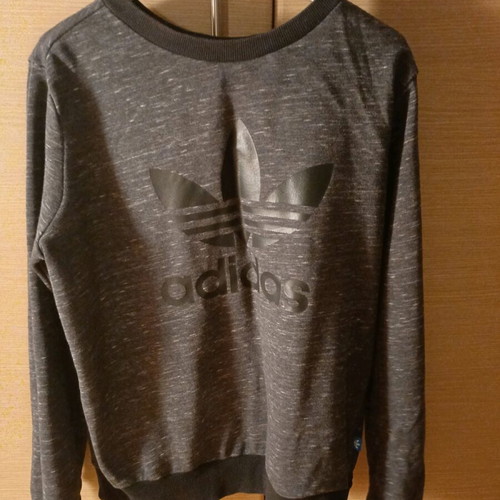 Adidas women's sweatshirt like new, size 38, black and gray