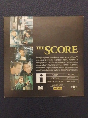 The Score DVD like new, action adventure with subtitles