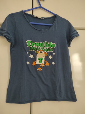 Γυναικείο μπλουζάκι Small Decibel S μεταχειρισμένο, μπλε