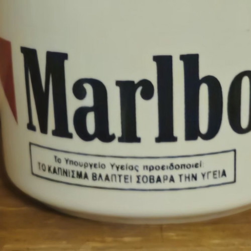 Marlboro ceramic mug, promotional advertising