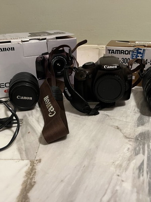 Canon EOS 1100D Kit με Tamron AF 70-300mm και τσάντα Case Logic σαν καινούργιο