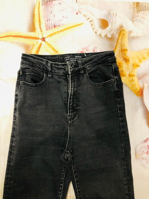 Stradivarius black pants like new, size S