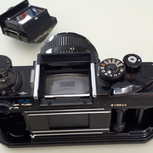 Canon F1 1980 used, Lake Placid special edition camera body