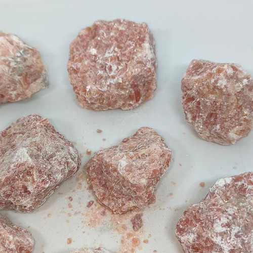 Sunstones pack of 10 like new natural crystals for meditation and jewelry