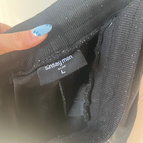 Sinsay Black Men's Sports Jogger Pants like new, size L