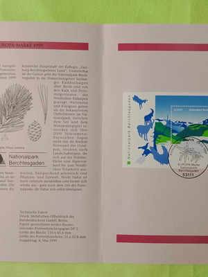 Germany 1999 stamp with Bonn first day cover cancellation