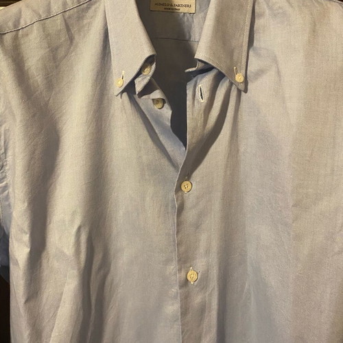 Men's light blue cotton shirt XL like new