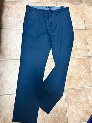 Παντελόνι chino Tommy Hilfiger μπλε σαν καινούργιο