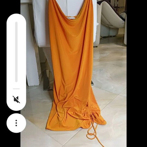 Zara dress used, orange, size M