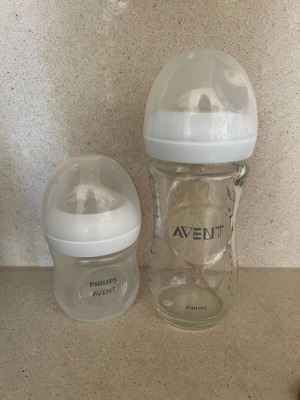Σετ μπιμπερό Philips Avent σαν καινούργιο, γυάλινο και πλαστικό