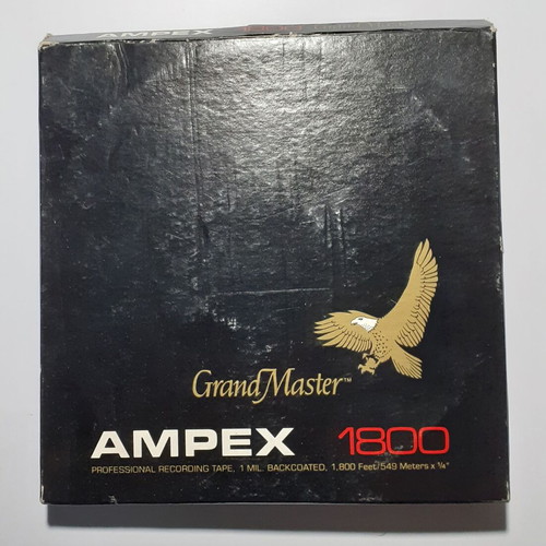 Ampex Grand Master 1800 Reel-to-Reel Tape new, 1/4", 1800ft