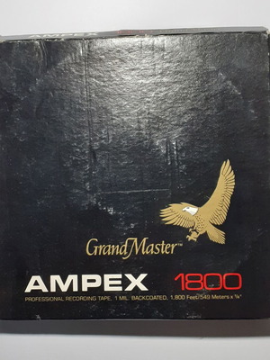 Ampex Grand Master 1800 Reel-to-Reel Tape new, 1/4", 1800ft