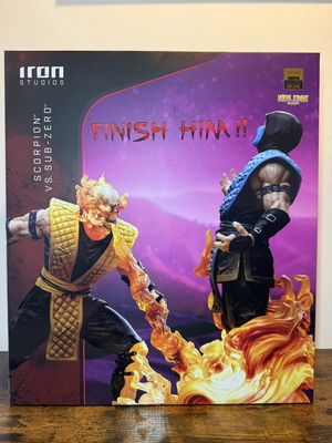 Iron Studios Mortal Kombat Scorpion Fatality Deluxe Art Statue κλίμακα 1/10 καινούργιο