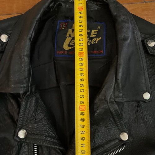 Perfecto vintage leather jacket, medium-large, black